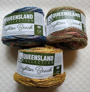 Brighton Beach Yarn Queensland Collection Premium Linen Cotton Acrylic Sport Wt  - Picture 1 of 16