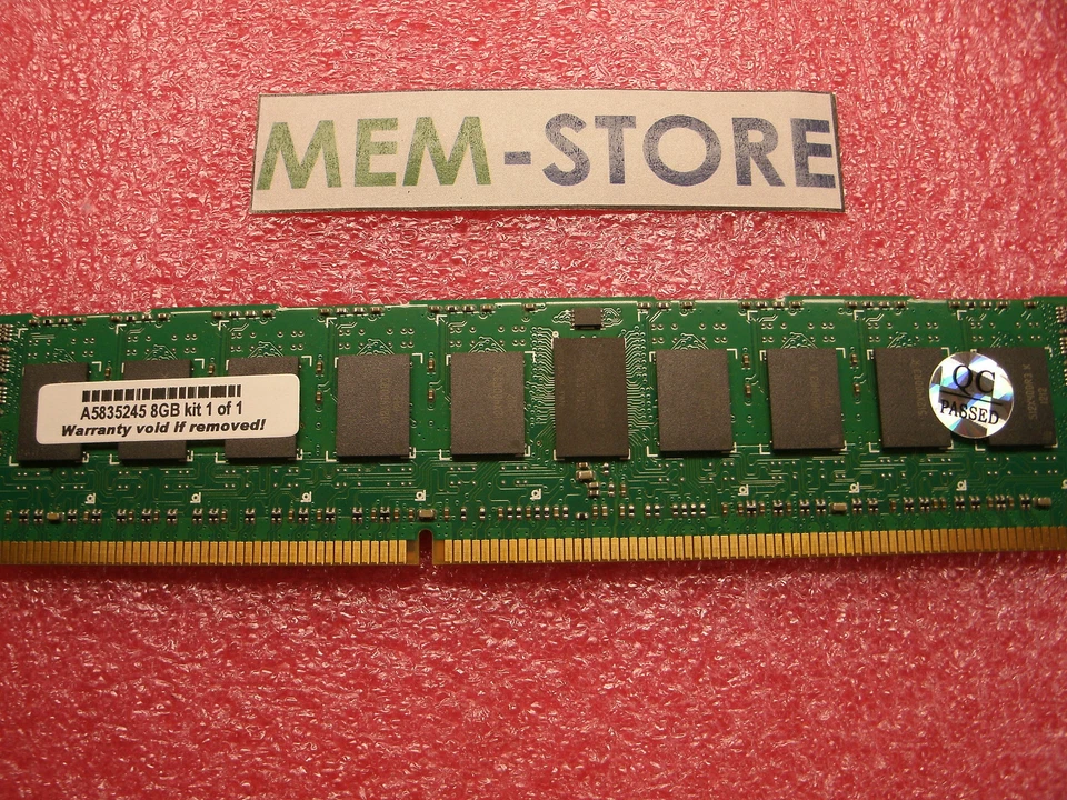 A5835245 8GB DDR3-1600 PC3-12800 RDIMM Memory Dell Precision T7600, Dell M620 - Image 1 of 1