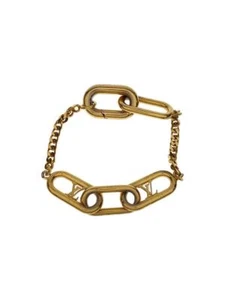 Louis Vuitton Bracelet Soft Signature Chain Bracelet GLD M00325 P0016965 - Picture 1 of 4