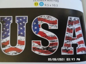 NEU Patriotisches T-Shirt: USA in rot weiß & blau  - Bild 1 von 1