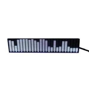 Large Screen LED Music Spectrum Voice Rhythm Car Audio Level Indicator VU Meter - Picture 1 of 7