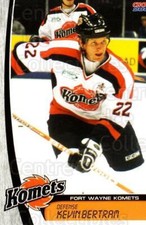 2003-04 Fort Wayne Komets Choice #18 Kevin Bertram