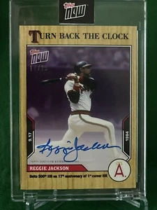 ๐ 2021 Topps Now Reggie Jackson TBTC Autograph 10/25 ๐ - Picture 1 of 3
