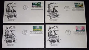 ARTMASTER #1365-1368 BEAUTIFICATION OF AMERICA ISSUE SET OF 4 FDC - Picture 1 of 1