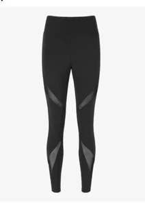 NWT black & mesh EXPRESS leggings small - Picture 1 of 10