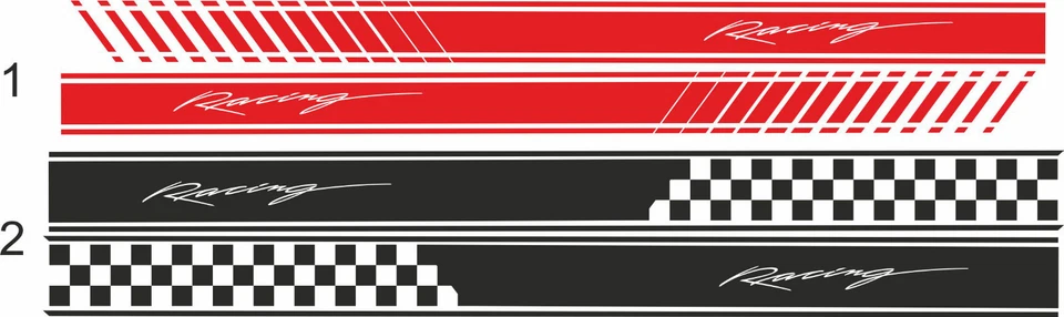 ADESIVO FASCIA ABARTH ADESIVI fasce FIAT 500 FASCE LATERALI RACING SPORT