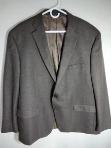 Chaps Mens Blazer Jacket Size 50 R Gray Polyester Blend Sport Coat - Picture 1 of 3