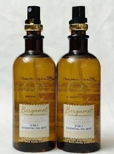 2 aceites esenciales Bath Body Works aromaterapia bergamota 5 en 1 vapor 5,3 oz - Imagen 1 de 1