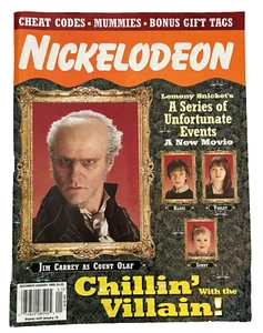 Nickelodeon Magazine Lemony Snicket's Series of Unfortunate Events Dec/Jan 2005 - Picture 1 of 6