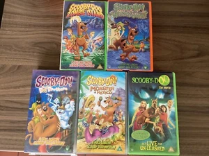 scooby doo vhs bundle x 5 witches ghost - Boo π» Brothers zombie island etc - Picture 1 of 9