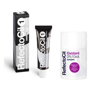 RefectoCil Eyebrow Black Tint or + Oxidant Cream Developer Eyelash Brow Dye KIT - Picture 1 of 12