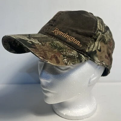 Vintage Remington Camo Outdoor Baseball Cap Embroidered Adjustable Hunting - Image 1 of 4