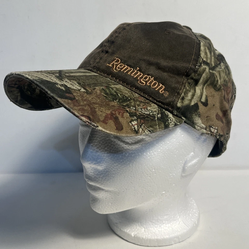 Vintage Remington Camo Outdoor Baseball Cap Embroidered Adjustable Hunting - Image 1 of 4