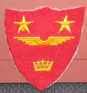 WORLD WAR 2 - USMC HQ MARINE AIRCRAFT WINGS PACIFIC PATCH - ORIGINAL ON WOOL - Picture 1 of 2