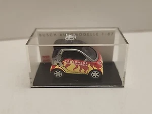 BUSCH #48989 SMART FORTWO CITY COUPE, FEUERWEHR LINDAU 1:87  - Picture 1 of 6