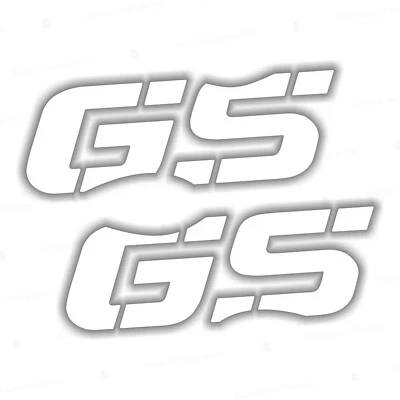 BLACK DOVES GRAPHICS n.2 Adesivi Bianco Fianco Serbatoio compatibili con BMW F 800 GS (2008–2015)