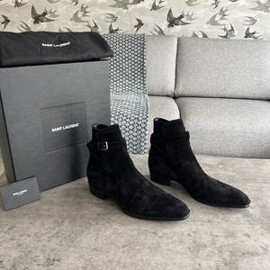 Saint laurent stivali wyatt - color marrone farfetch pelle marroni -  Stileo.it