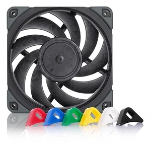 NF-A12x25 PWM chromax.Black.swap, Premium Quiet Fan, 4-Pin (120mm, Black) - Afbeelding 1 van 10