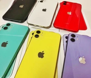Apple iPhone 11 64GB 128GB 256GB Smartphone Used Unlocked Various Colors - Afbeelding 1 van 14
