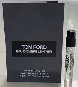 Tom Ford D'ombre Leather eau de toilette sample spray vial .05 / 0.05oz 1.5ml - Picture 1 of 3
