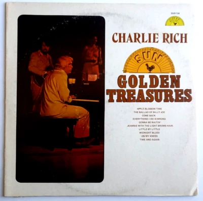 Charlie Rich-"Golden Treasures" 1974 SUN Label ROCKABILLY LP! - Image 1 of 4