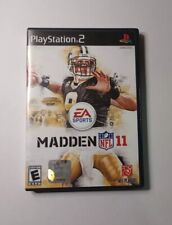 Madden NFL 11 (PS2) Complete w/ Manual Tested And Working Free Shipping