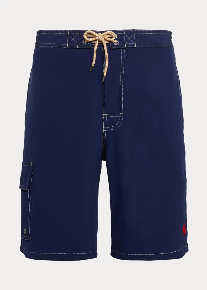 Ralph Lauren Polo Men’s 8.5-Inch Blue Kailua Classic Fit Swim Trunk Size Small