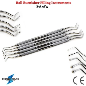Ball Tips Burnisher Set of 5 Dental Composite Filling Instruments Restorative CE - Imagen 1 de 4