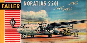 KIT FALLER 1/100 NORD NORATLAS 2501 TRANSPORTE FRANCÉS AF ALEMANIA ISRAELÍES PORTUGAL - Imagen 1 de 4