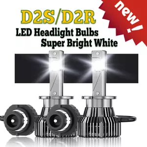 2pc LED White Headlight Bulbs For Nissan 350Z 2006 2007 2008 2009 High/Low Beam - Picture 1 of 20