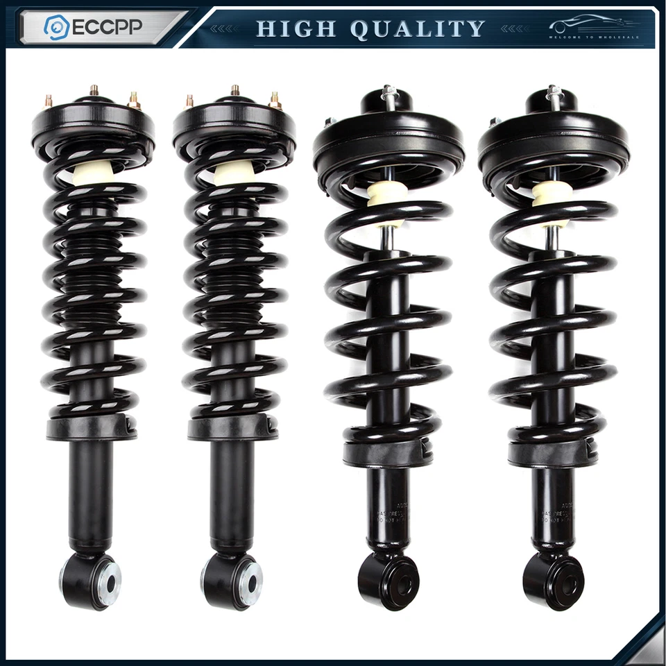 For 2007-13 Ford Expedition & Lincoln Navigator F+R Shocks Struts W/ Springs x4 Foto 1 de 4