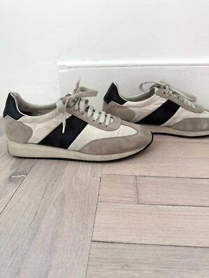 Saint Laurent Sneaker Grey Suede and Black Leather Size 38 - Image 1 of 4