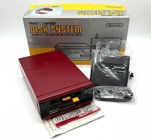 Nintendo Famicom Disk System Console Set Open Box With Box Warranty NTSC-J #277