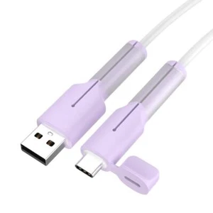 `1pcs For Mirco/Type-c Data Cable Interface Protective Cover X5C3 V3I9 - Bild 1 von 20
