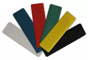 Window Glazing Glass Packers Flooring Floor Spacers Shims 28mm x Various Sizes - Picture 1 of 8