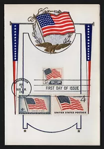 #1208 5c Flag Over White House, Butler & Kelley Combo Card *ANY 5=FREE SHIPPING* - Picture 1 of 1