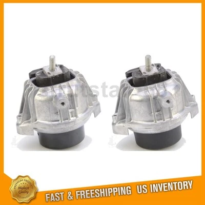 Montaje de motor de anclaje 2 piezas delantero izquierdo delantero derecho para BMW 335d 2009-2011 Foto 1 de 4