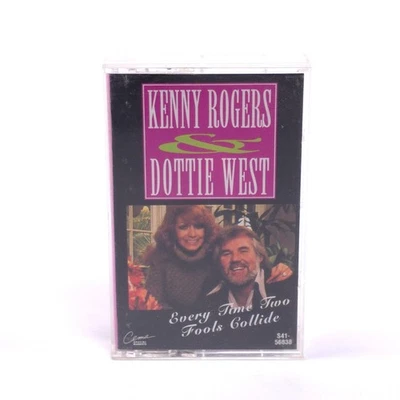 Kenny Rogers & Dottie West Everytime Two Fools Collide (Cassette) 2+ Ship FREE Foto 1 de 2