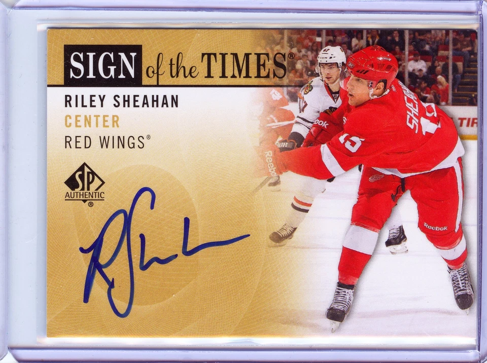 2012-13 - Upper Deck - Sign of the Times - Riley Sheahan            - Image 1 of 1