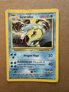 Gyarados Base Set 6/102 Holo Rare Pokémon WOTC Vintage Karte - Bild 1 von 2