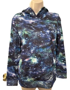 Sudadera con capucha celestial Land's End para mujer L o XL calentador de manos pulóver - Imagen 1 de 10