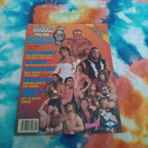 WWF Magazine June 1989 Wrestlemania V Hulk Hogan Randy Macho Man Savage Vintage  - Picture 1 of 24
