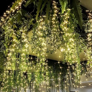 LED Lichterkette Wasserfall Baum Lichter Außen Innen Garten Party Weihnachtsdeko - Bild 1 von 13