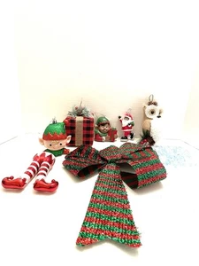 ¡Juego de 8 adornos navideños diversos! NUEVO Fuera de caja - Imagen 1 de 9