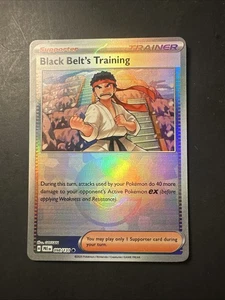 2025 Evoluzioni Prismatiche Poke Ball Holo Supporter Cinture Nere Allenamento 98/131 - Foto 1 di 6