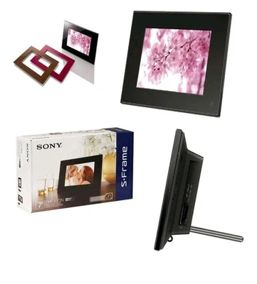Sony S-Frame DPF-E72N 7" Digital Picture Frame Opened Never Used - Image 1 of 4