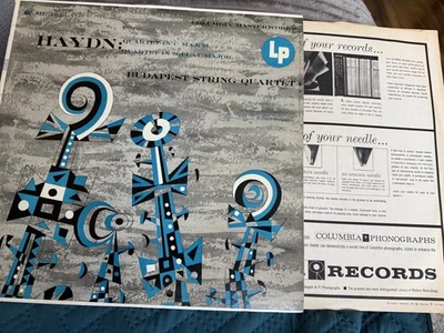 Haydn quartet in C, quartet in B-flat Budapest string quartet Lp - Image 1 of 4