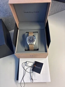 HAMILTON H764190 Khaki Aviation Pilot Pioneer Mechanical Men's Analog Watch Used - Picture 1 of 7