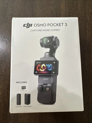 Cámara estabilizadora cardán DJI Osmo Pocket 3 con captura más combo Foto 1 de 4