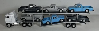 Semirremolque Ertl 1/64 diecast Mack personalizado 6 camiones portacarros juguetes A-1 Foto 1 de 4